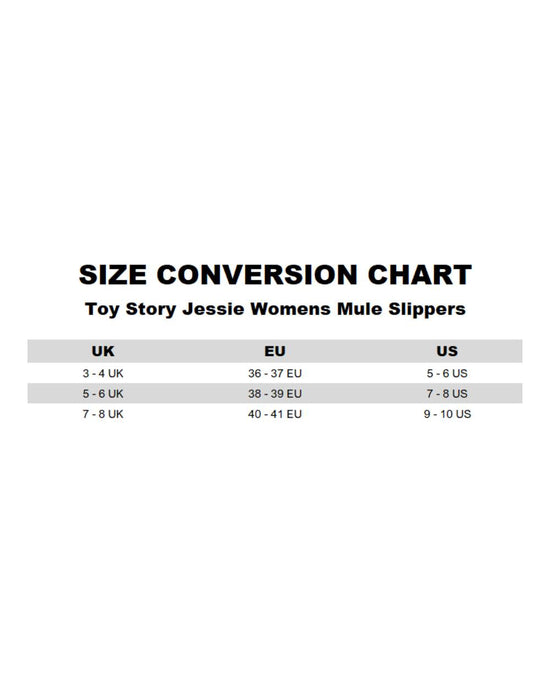 Disney Toy Story Jessie Womens Multicoloured Mule Slippers