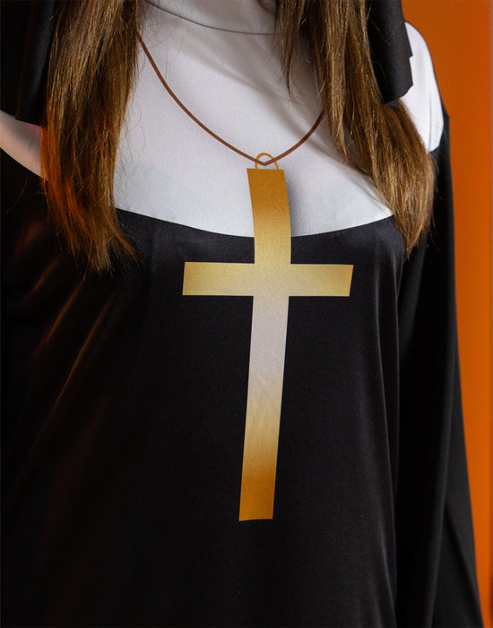 Show Me The Merch Nun Unisex Black 2 Piece Costume