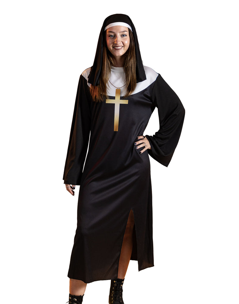Show Me The Merch Nun Unisex Black 2 Piece Costume