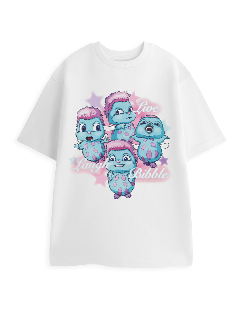 Barbie Bibble Pose Womens White Short Sleeved T-Shirt