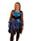 Blues Group Spider Womens Black 2 Piece Costume