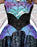 Blues Group Spider Womens Black 2 Piece Costume