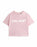 Yes, And? Womens Pink Cropped Short Sleeved T-Shirt