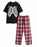 Show Me The Merch Ribcage Unisex Black Short Sleeve Long Leg Pyjama Set