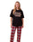 Show Me The Merch This Is My Halloween Costume Unisex Black Short Sleeve Long Leg Pyjama Set