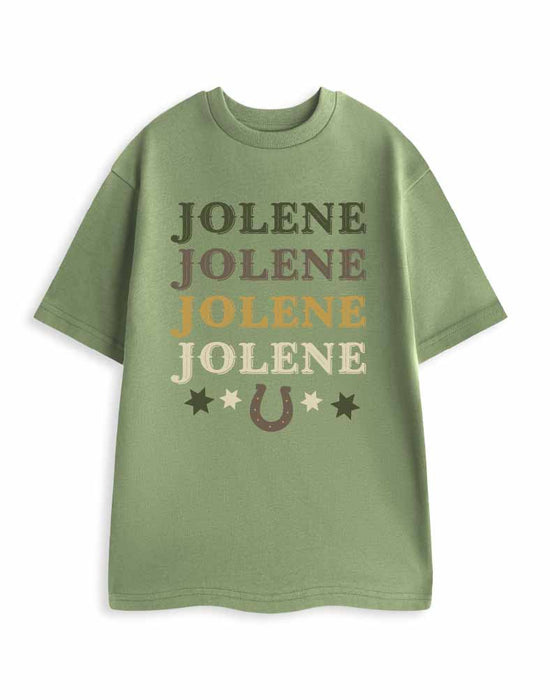 Show Me The Merch Jolene Unisex Green Short Sleeved T-Shirt