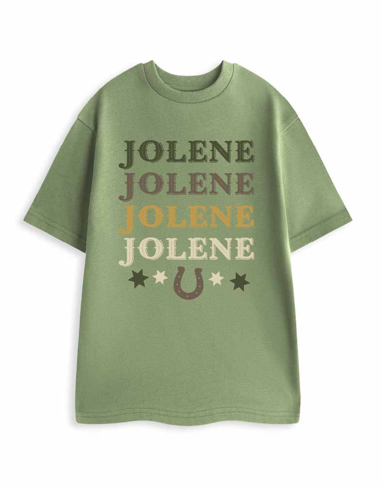 Show Me The Merch Jolene Unisex Green Short Sleeved T-Shirt