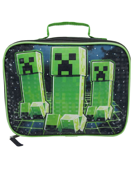 Minecraft Creeper Boys Green Lunch box