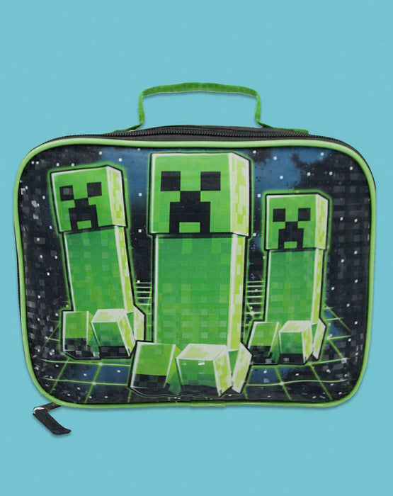 Minecraft Creeper Boys Green Lunch box