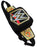 WWE Character Front Mens Black Bum Bag