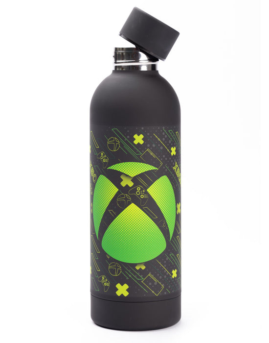 Xbox Logo Mens Black Stainless Steel Bottle