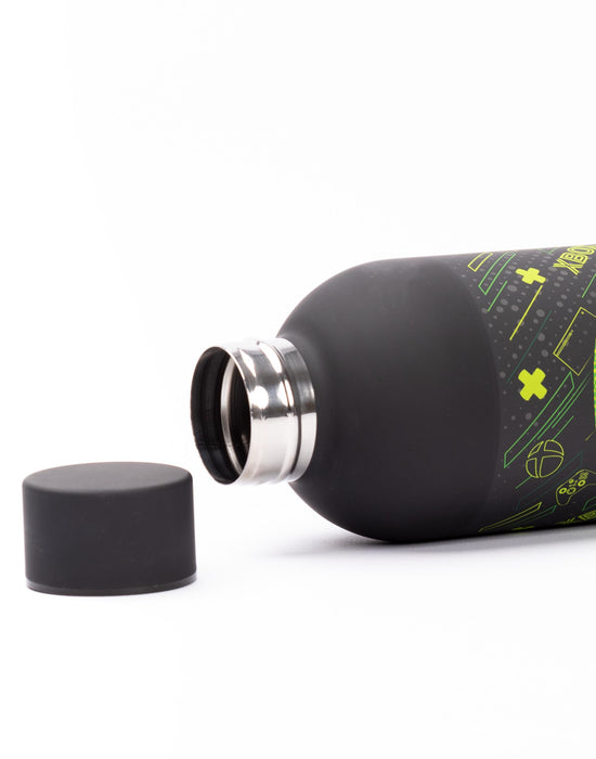 Xbox Logo Mens Black Stainless Steel Bottle