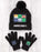 Minecraft Characters Boys Black Beanie Hat