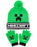 Minecraft Creeper Boys Black Beanie Hat