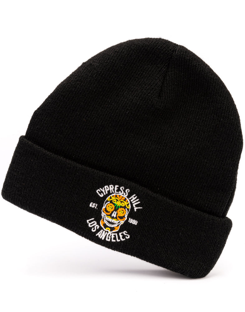 Cypress Hill Logo Mens Black Beanie Hat