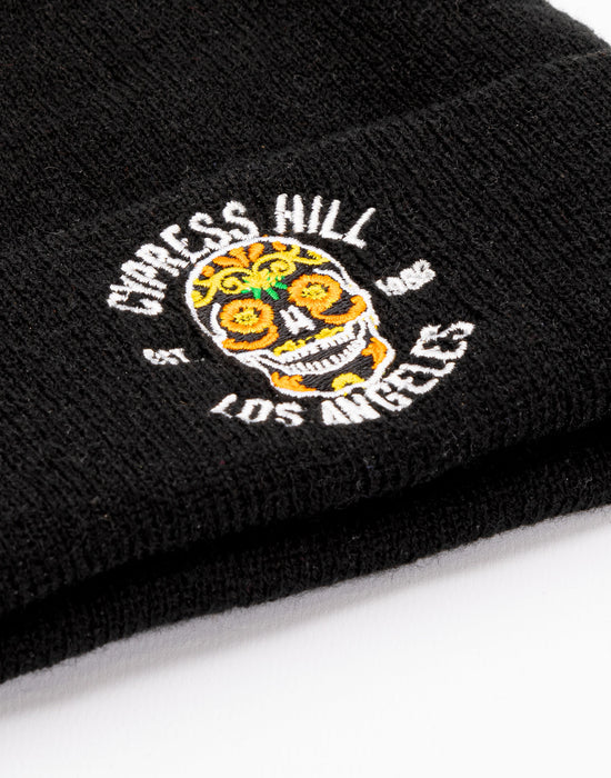 Cypress Hill Logo Mens Black Beanie Hat