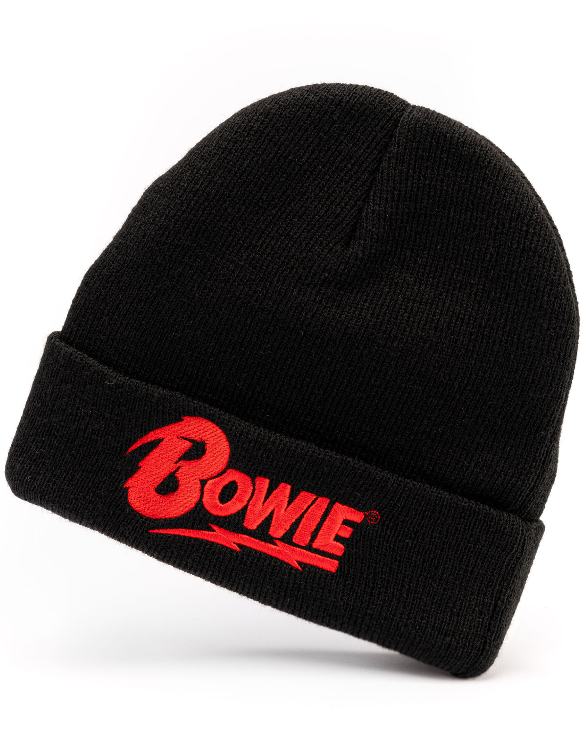 David Bowie 1978 World Tour Beanie Hat - Official Licensed Black Knit Hat, One Size Fits Most - View #7