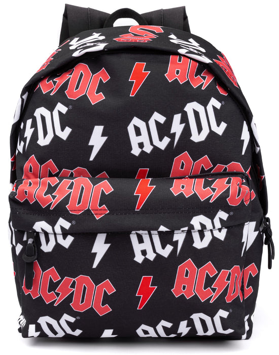 AC/DC Logo Unisex Black Backpack — Vanilla Underground
