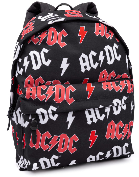 AC/DC Logo Unisex Black Backpack — Vanilla Underground