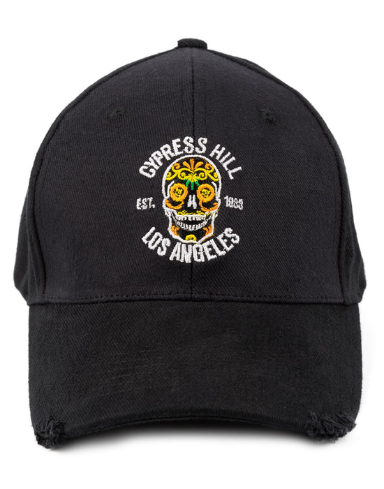 Cypress Hill Band Logo Unisex Black Adjustable Curved Peak Cap
