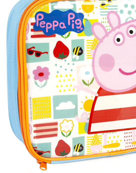 Peppa Pig Girls Blue Lunch box