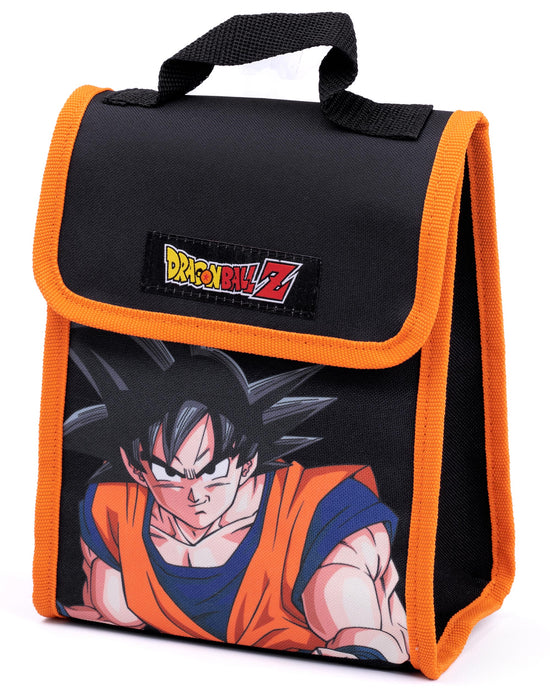 Dragon Ball Z Goku Boys Black 4 Piece Backpack Set