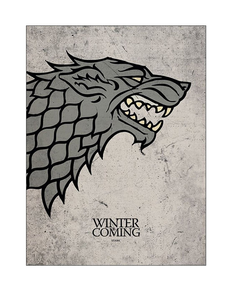 Game of Thrones Unisex Grey Poster