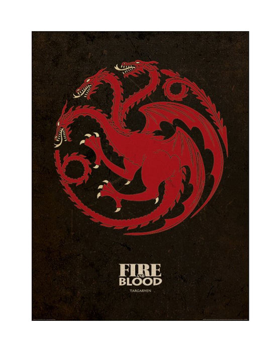 Game of Thrones Unisex Black Poster