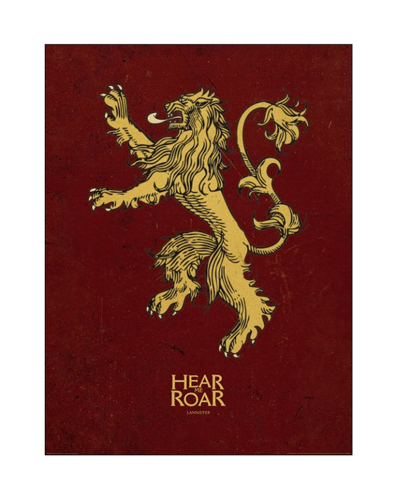 Game of Thrones Unisex Red Poster