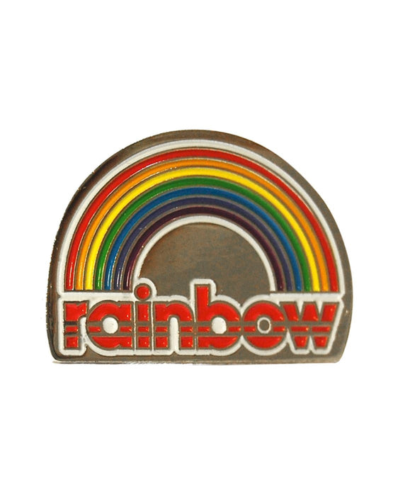 Rainbow Unisex Silver Badge