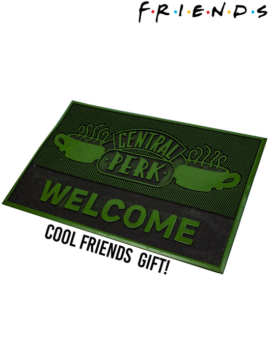Friends Central Perk Logo Unisex Green Rubber Door Mat