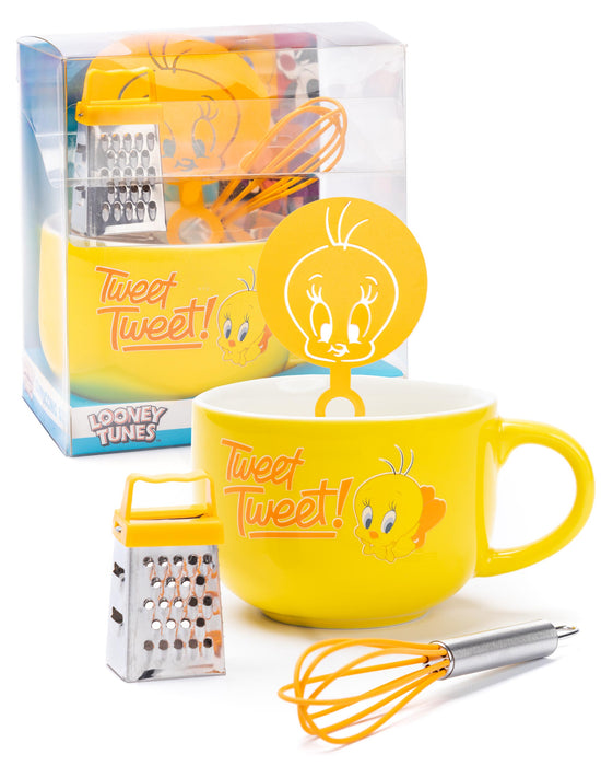 Looney Tunes Tweety Pie Womens Yellow Large Coffee Mug