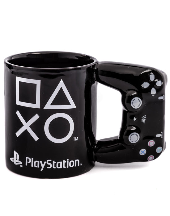 PlayStation Game Controller Unisex Black 3D Handle Mug