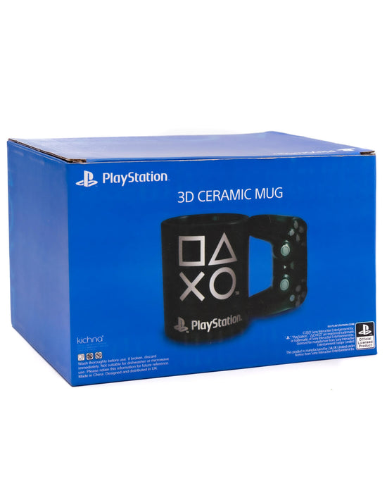 PlayStation Game Controller Unisex Black 3D Handle Mug