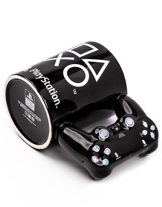 PlayStation Game Controller Unisex Black 3D Handle Mug