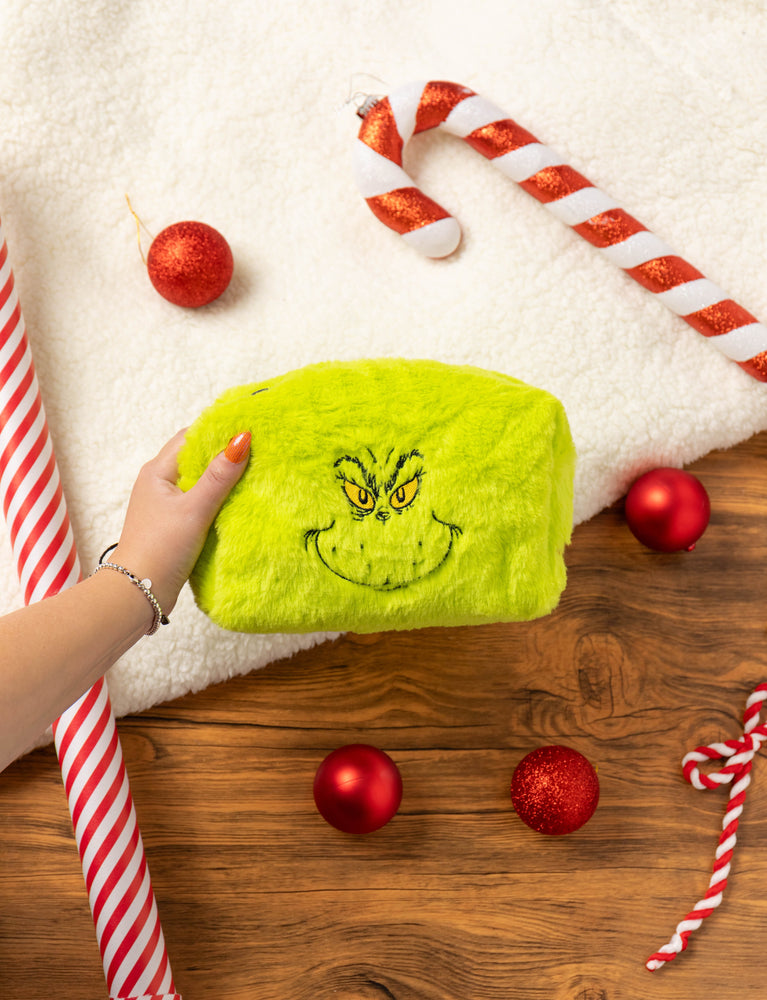 The Grinch Character Face Green Makeup Bag — Vanilla Underground