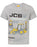 JCB Jcb Digger Unisex Kids Grey Short Sleeved T-Shirt