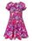 Shopkins Girls Pink Short Sleeve Skater Dress