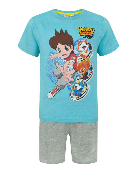 Yo Kai Watch Yo-Kai Watch Boys Blue Short Sleeve Short Leg Pyjama Set