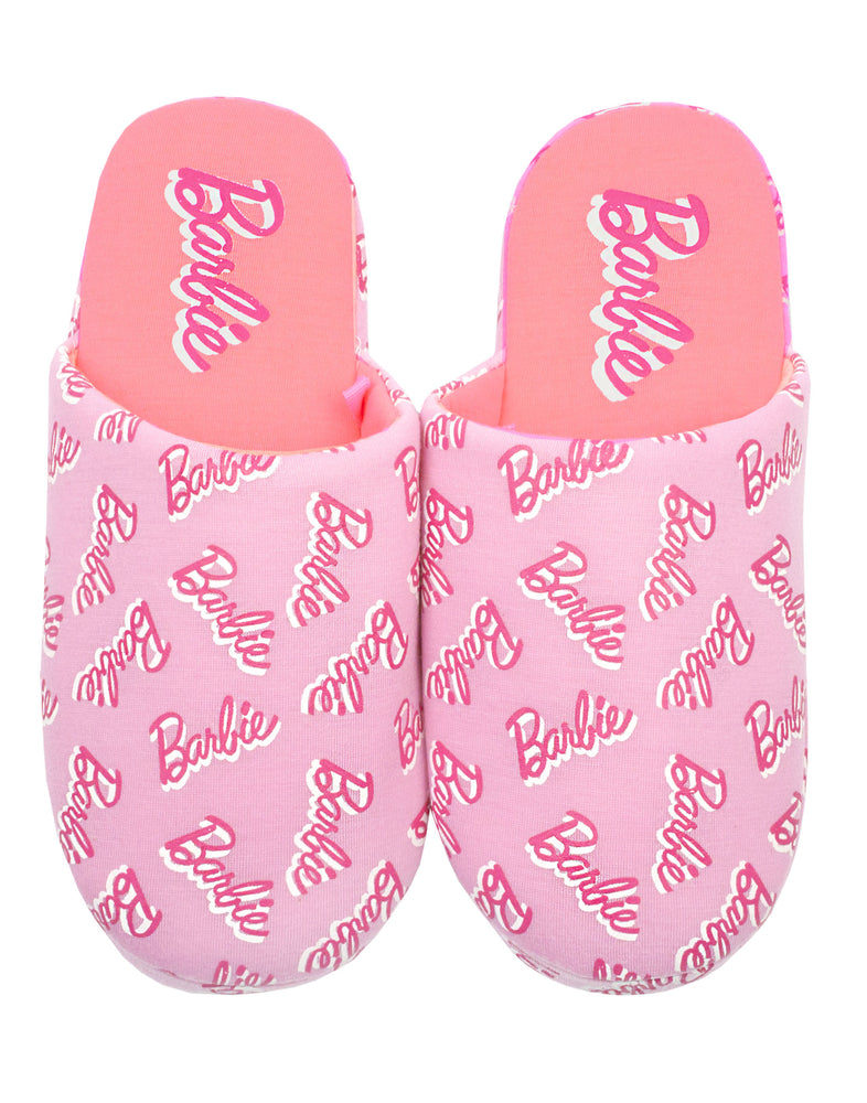 Barbie Girls Pink Mule Slippers