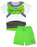 Disney Buzz Lightyear Boys Green Short Sleeve Short Leg Pyjama Set
