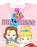 Disney Princesses Girls Pink Short Sleeve Short Leg Pyjama Set