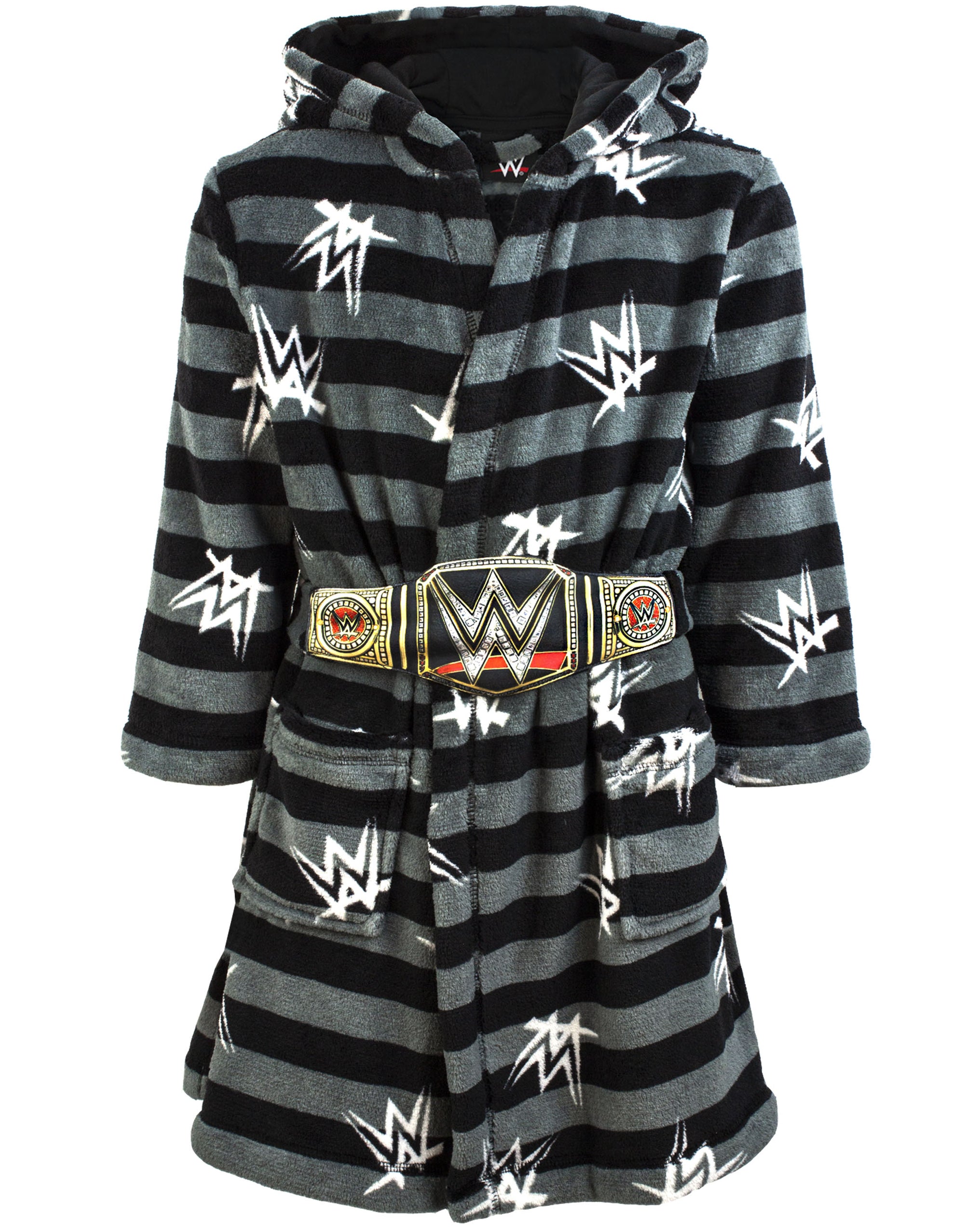 WWE Championship Belt Boys Grey Bathrobe — Vanilla Underground