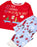 The Elf On The Shelf Unisex Kids Red Long Sleeve Long Leg Pyjama Set