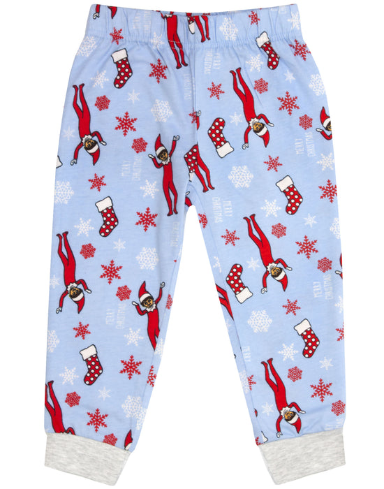 The Elf On The Shelf Unisex Kids Red Long Sleeve Long Leg Pyjama Set