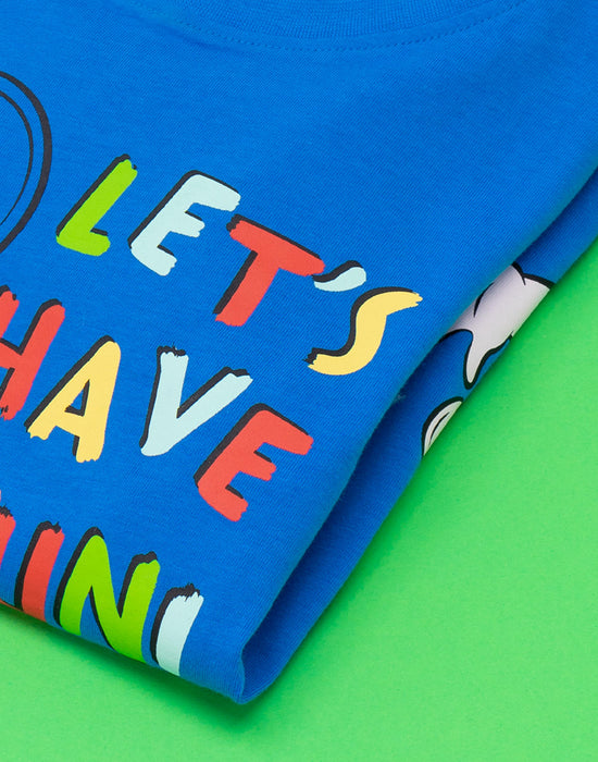 Cocomelon Unisex Kids Blue Short Sleeved T-Shirt