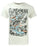 Junk Food Clothing Superman Mens Beige Short Sleeved T-Shirt