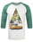 Junk Food Clothing Mens White Raglan Short Sleeved T-Shirt