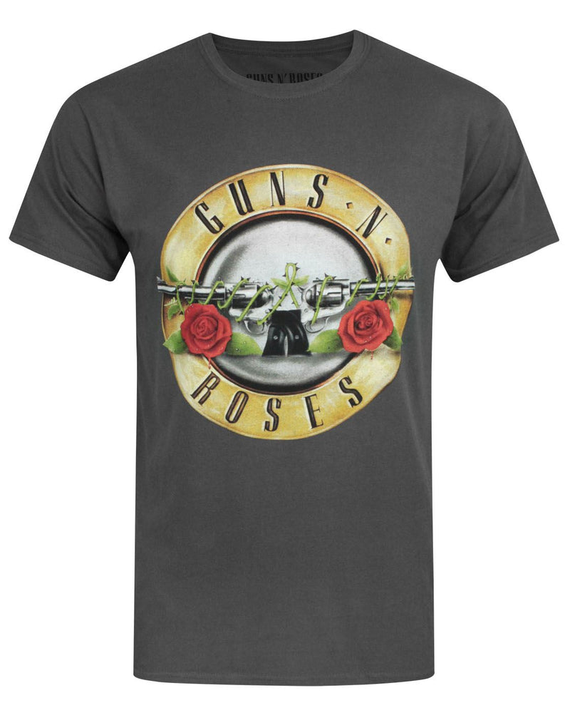 Guns N Roses Guns N' Roses Mens Grey Short Sleeved T-Shirt