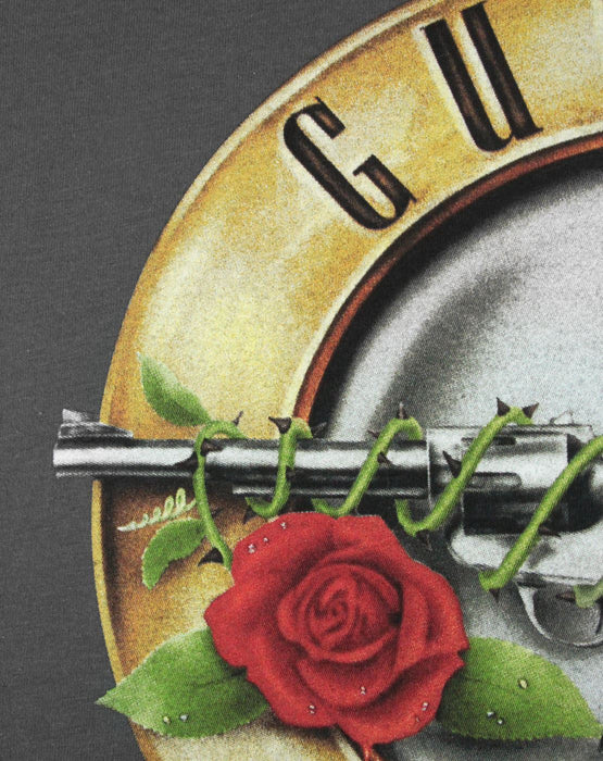 Guns N Roses Guns N' Roses Mens Grey Short Sleeved T-Shirt